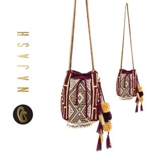 Mochila Wayuu By Najash handmade artisanal bag Geo sagrada collection crossbody